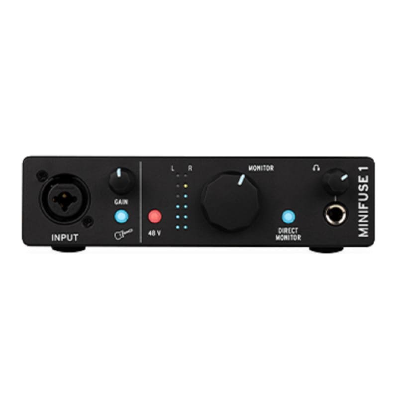 Arturia Arturia MiniFuse 1 Audio Interface (Black) Black - New Arturia  Keyboard    Vintage  Analog