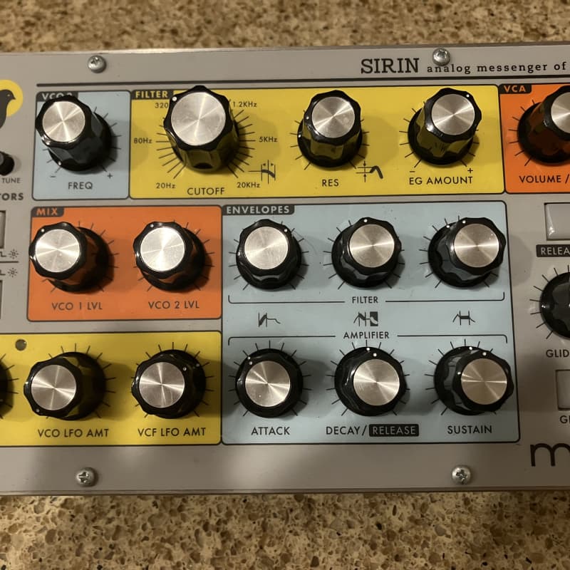 2019 - Present Moog Sirin Analog Messenger of Joy Silver - Used Moog             Synth