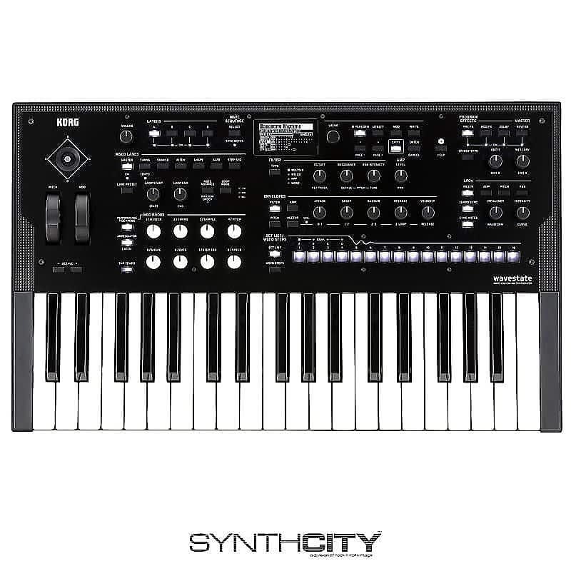 2020 Korg Wavestate Wave Sequencing Synthesizer Black - new Korg     Organ          Synth