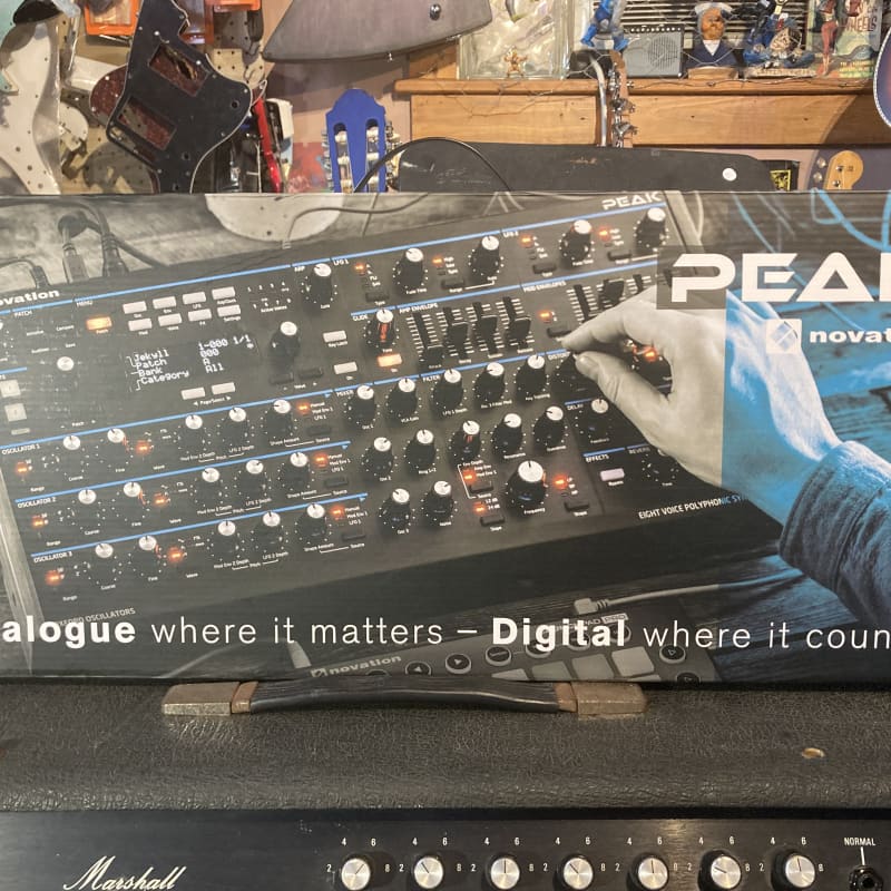 Novation PEAK Polyphonic Synthesizer Black - used Novation Polyphonic             Synthesizer