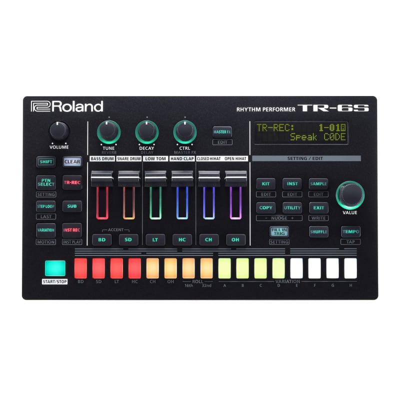 Roland Roland Compact Battery-Powered Drum Machine with Editab... - new Roland           Drum Machine