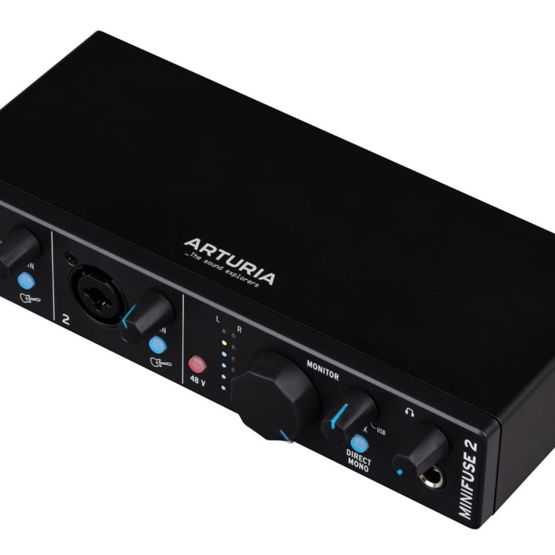 2021- Present Arturia MiniFuse 2 USB-C Audio Interface Black - New Arturia     Midi