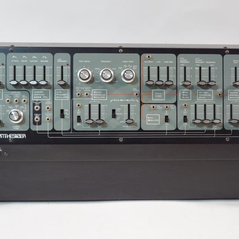 1975 - 1979 Roland System 100 Model 102 Expander Black - used Roland            Analog Modular Synthesizer