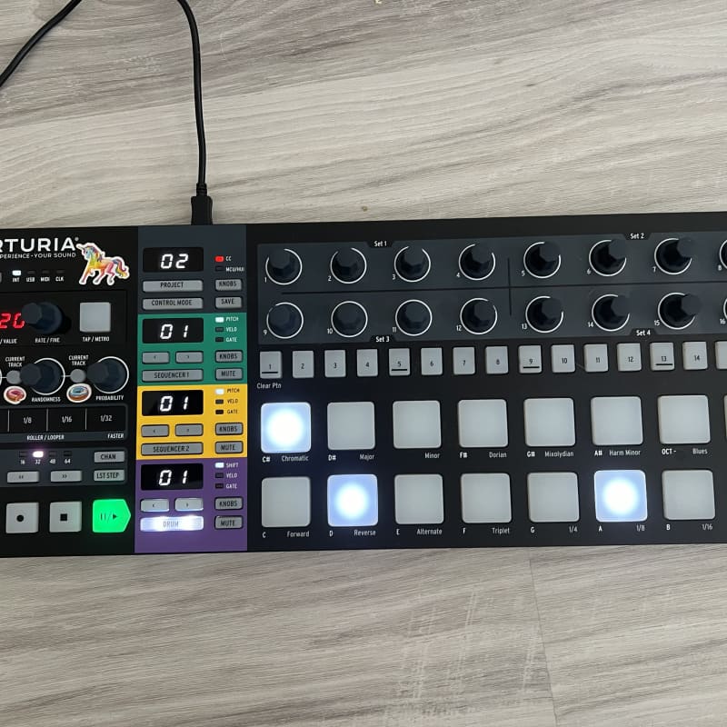 2019 - 2021 Arturia BeatStep Pro Black Edition MIDI Controller... - Used Arturia Eurorack    Midi    Controller