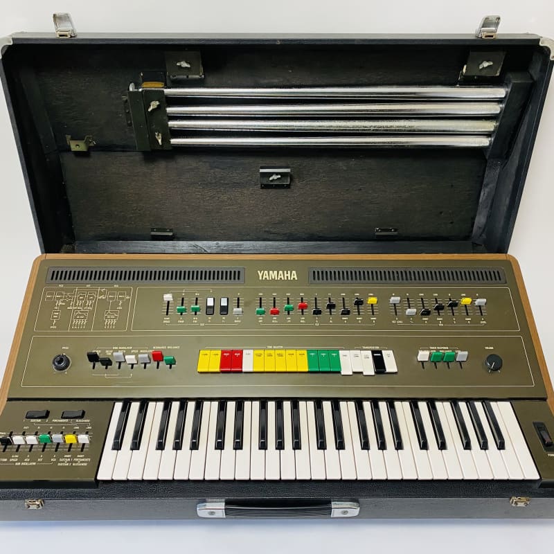 1977 Yamaha CS-50 Polyphonic Synthesizer Black - Used Yamaha     Midi