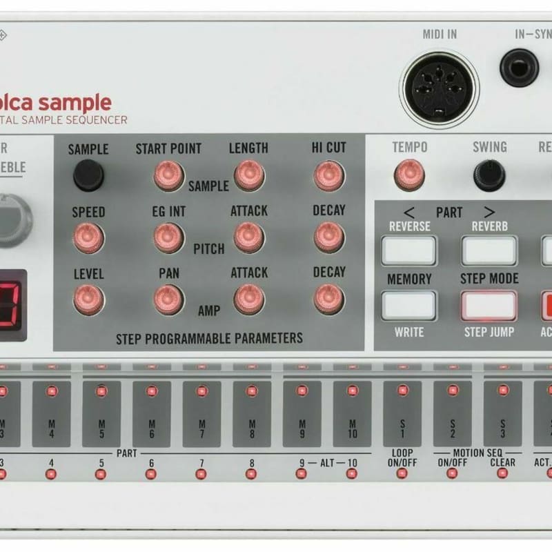 Korg VOLCASAMPLE Playback Rhythm Machine - new Korg          Sequencer