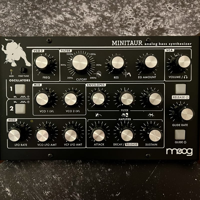 2012 - Present Moog Minitaur Rev2 TBP002 Black - used Moog               Synth