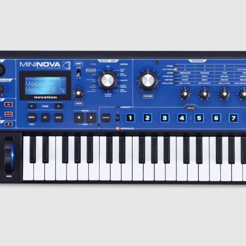 Novation MinNova 37 Key Compact or Live Synthesizer Studio - new Novation               Synth