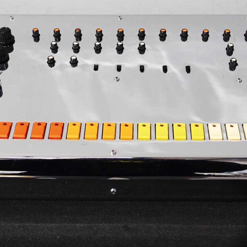 1982 Roland TR-808 Rhythm Composer Custom Chrome Look Faceplate - used Roland           Drum Machines Analog