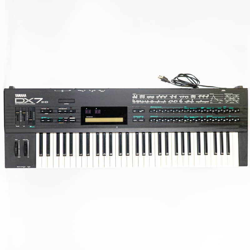 Mid 80s Yamaha DX7II D Black - Used Yamaha      Vintage       Synth