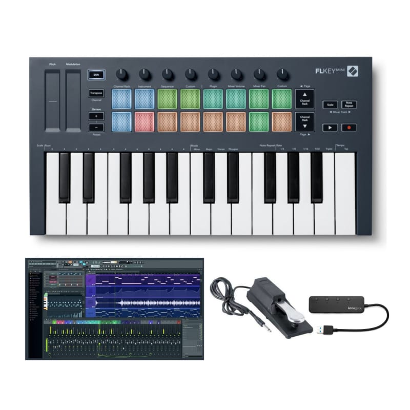 Novation Novation FLkey Mini 25-Key MIDI Keyboard Controller f... - new Novation        MIDI Controllers      Keyboard