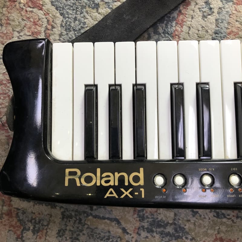 1992 - 2001 Roland AX-1 45-Key Keytar MIDI Controller Black - Used Roland  Keyboard   Midi    Controller
