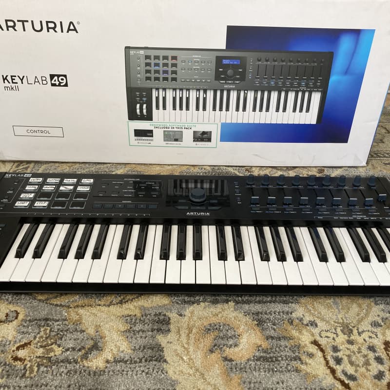 2018 - Present Arturia KeyLab 49 MkII - used Arturia               Synth