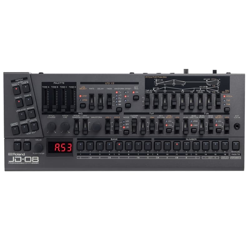 Roland JD-08 Boutique Series Programmable Synthesizer Module - New Roland             Synth