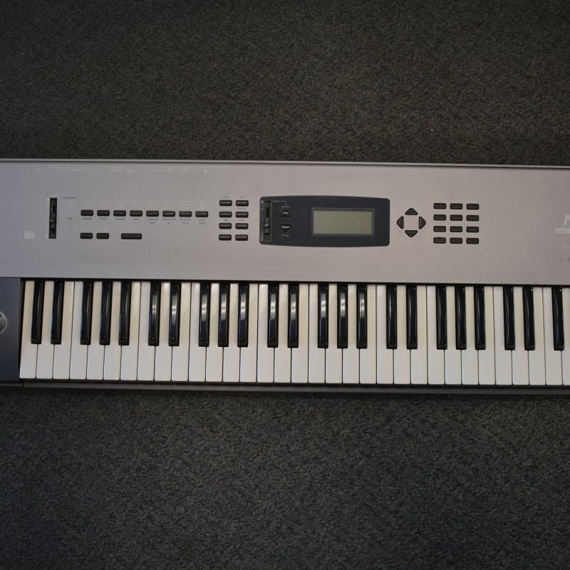 1990s Korg N364 Synth Silver - used Korg      Workstation         Synth