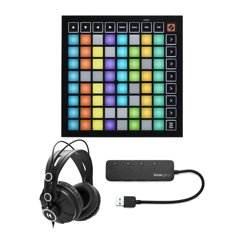 Novation Novation Launchpad Mini MK3 Grid Controller with Head... - new Novation        MIDI Controllers