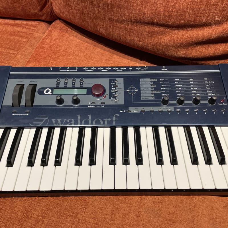 1999 - 2011 Waldorf Micro Q 37-Key Synthesizer Blue - Used Waldorf             Synth