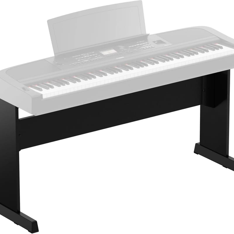 Yamaha L-300B Black Wooden Stand for DGX670 Digital Piano Blac... - New Yamaha Piano