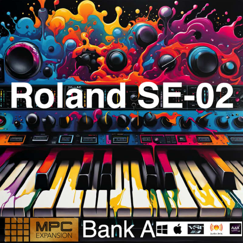 2024 Akai Roland se-02 samples MPC Expansion vst au aax - Used Akai        Analog     Synth