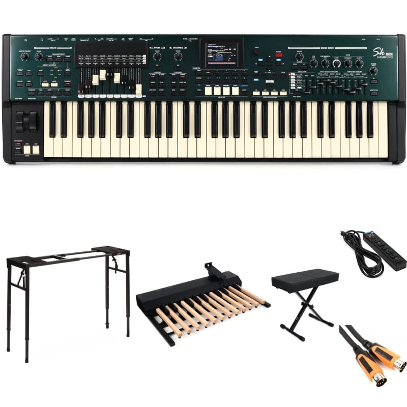 2022 Hammond SKPro61StgBn - New Hammond Piano Keyboard Organ          Synth