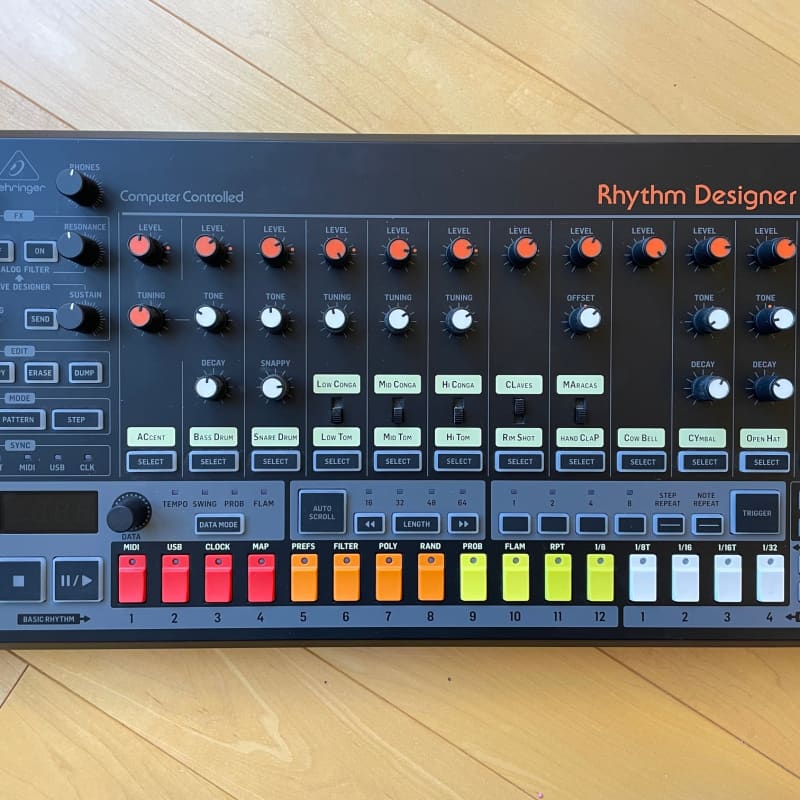 2019 - 2022 Behringer RD-8 Rhythm Designer Black - Used Behringer          Drum Machine
