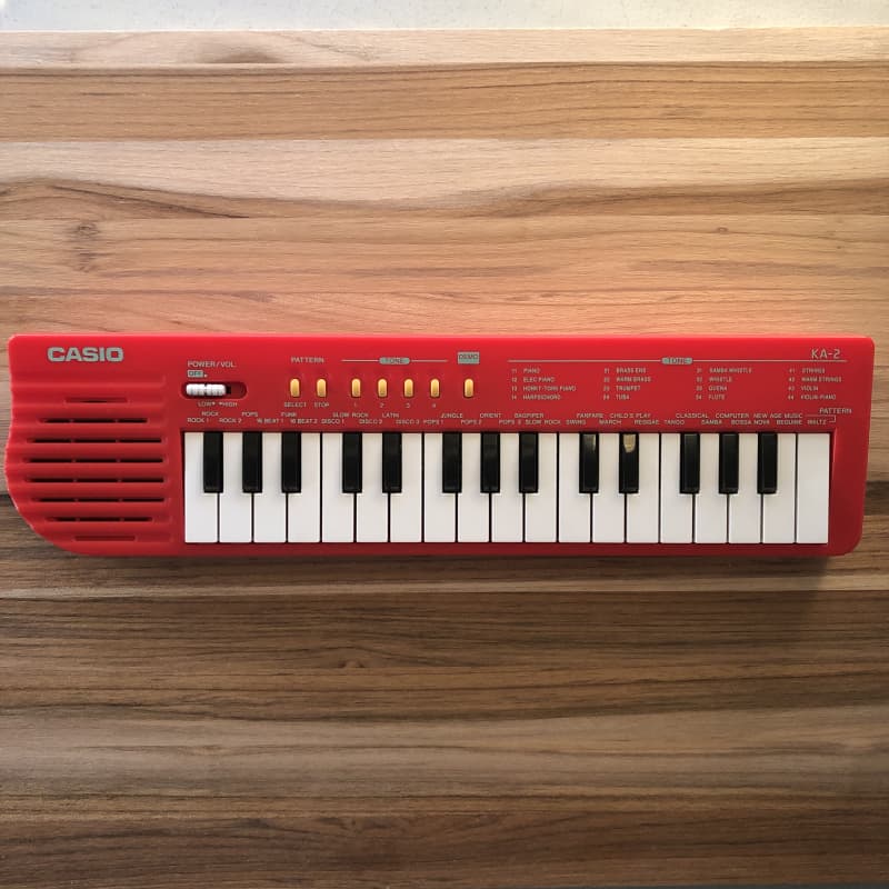 1995 Casio KA-2 Red - used Casio  Vintage Synths             Synth
