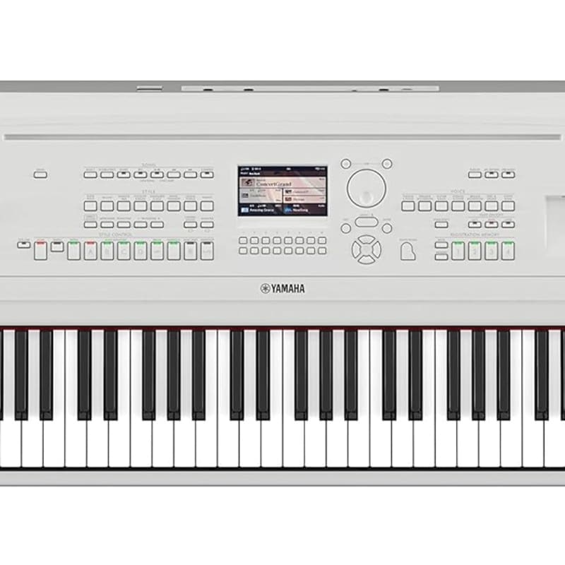 2021 - Present Yamaha DGX-670 88-Key Portable Grand Piano White - New Yamaha Piano