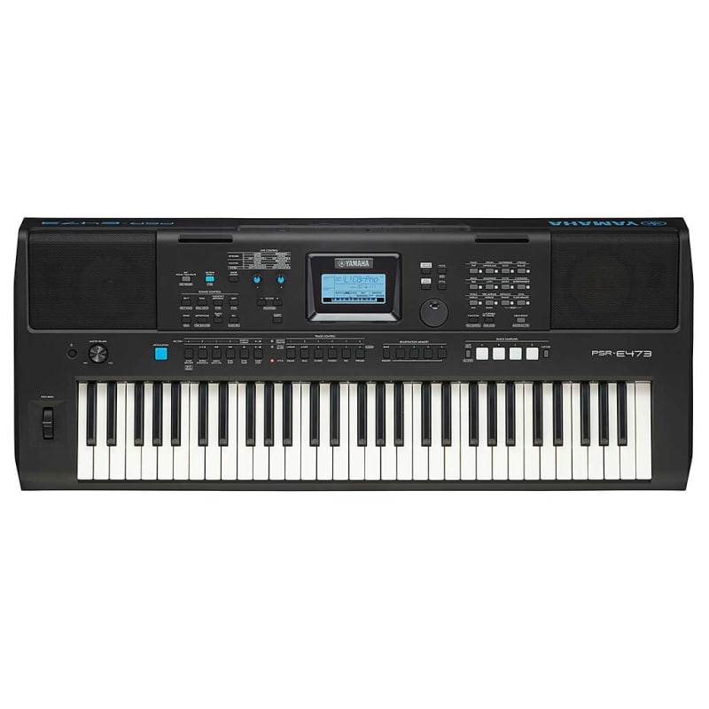 Yamaha PSR-E473 Portable Keyboard With 61 Touch Sensitive Keys - New Yamaha Piano Keyboard