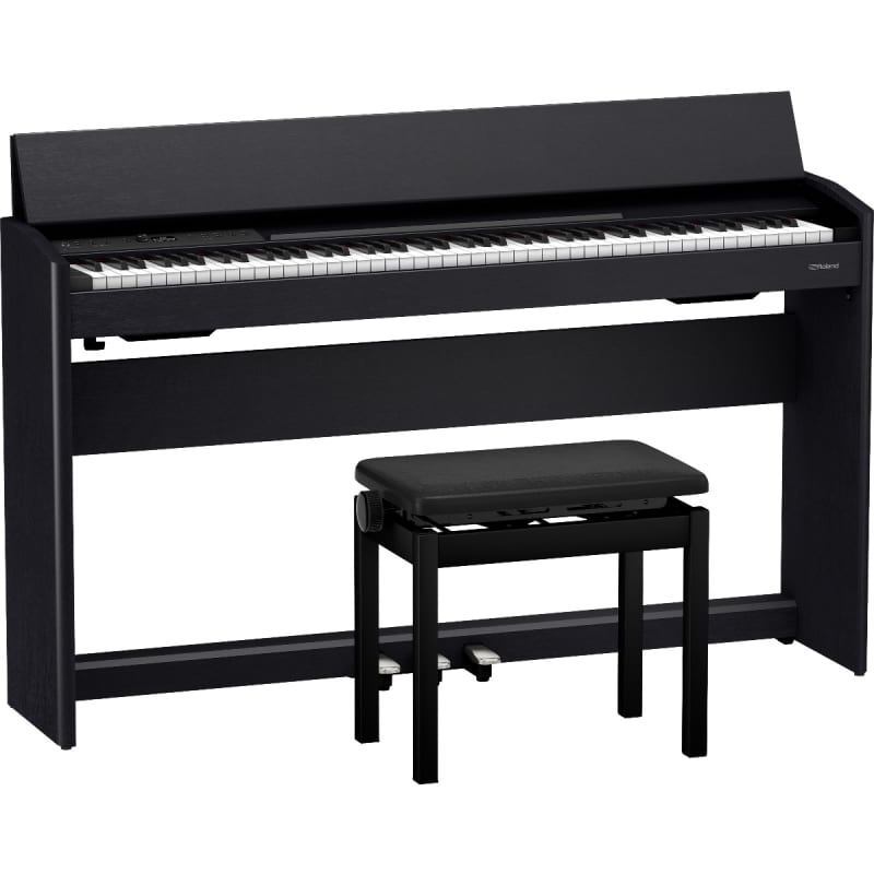 2022 Roland F701 Contemporary Black Contemporary Black - new Roland       Digital Piano