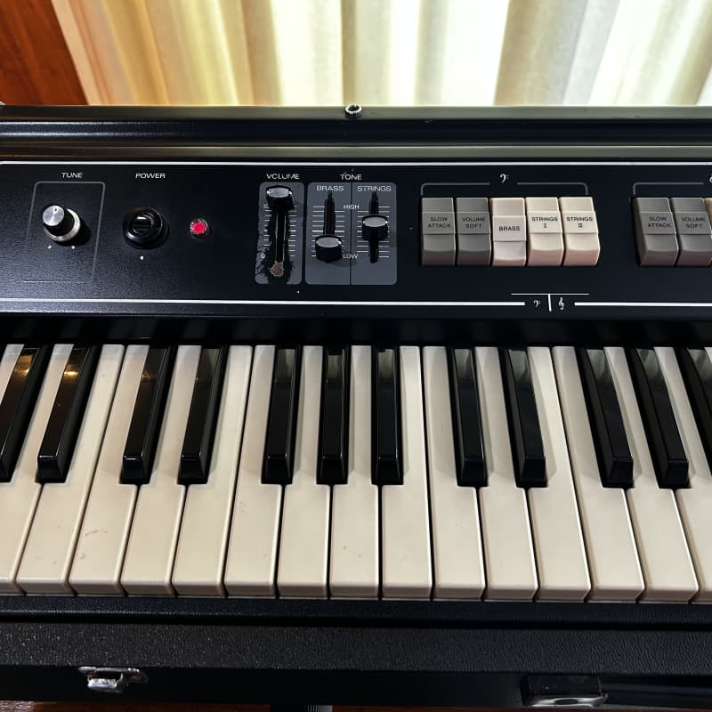 1975 - 1976 Roland RS-101 61-Key String Synthesizer Black - Used Roland             Synth