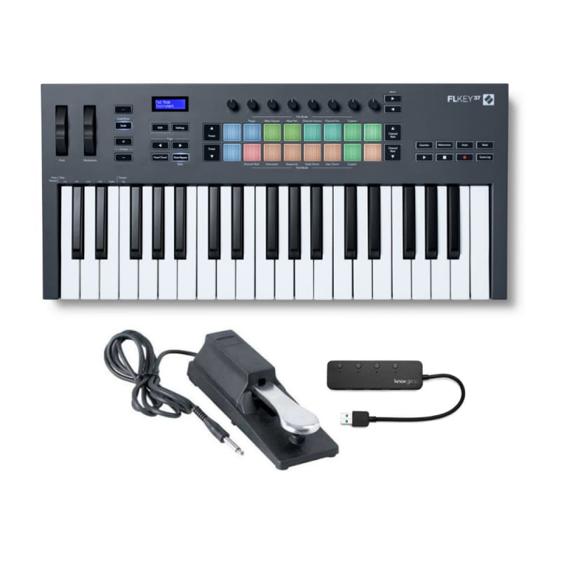 Novation Novation FLkey 37 37-Key MIDI Keyboard Controller wit... - New Novation  Keyboard   Midi    Controller