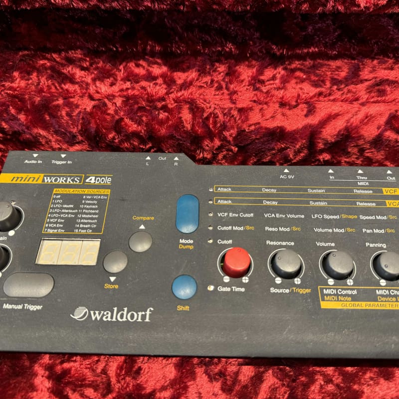 1993 Waldorf 4-Pole Miniworks MIDI Modulation Controller Black - Used Waldorf         Controller