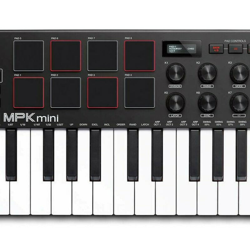 akaipro MPK MINI 3 USB Mini Keyboard With 25 Mini Keys & S... - new Akai              Keyboard