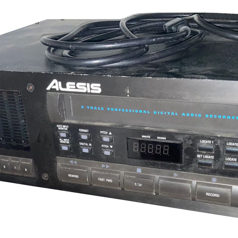 1991 - 1995 Alesis ADAT 16-Bit 8-Track Digital Audio Recorder ... - Used Alesis         Controller