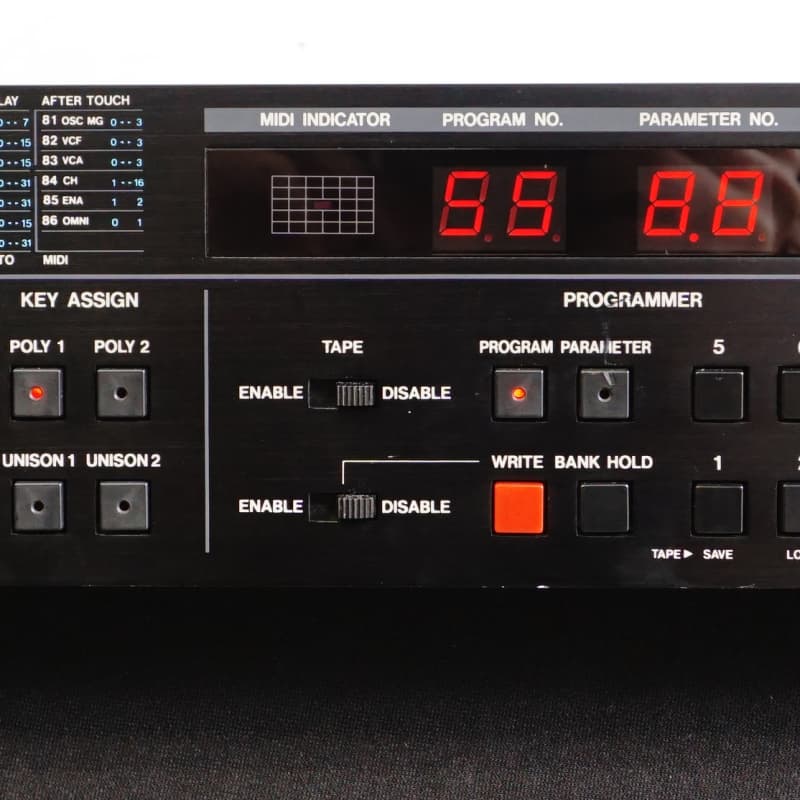 1980s Korg EX-8000 Black - used Korg Polyphonic             Synthesizer