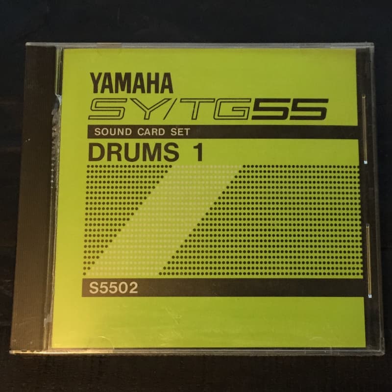 1990 Yamaha Drums 1 Sound Card Set for SY55 / TG55 - Used Yamaha