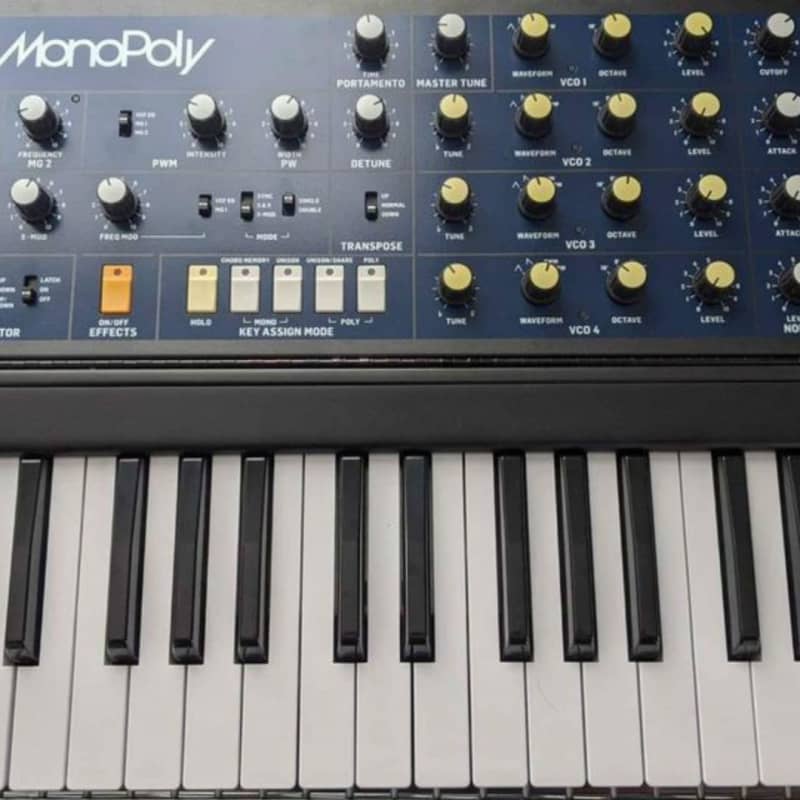 2023 Behringer MonoPoly 37-Key Polyphonic Synthesizer Black - Used Behringer        Analog     Synth