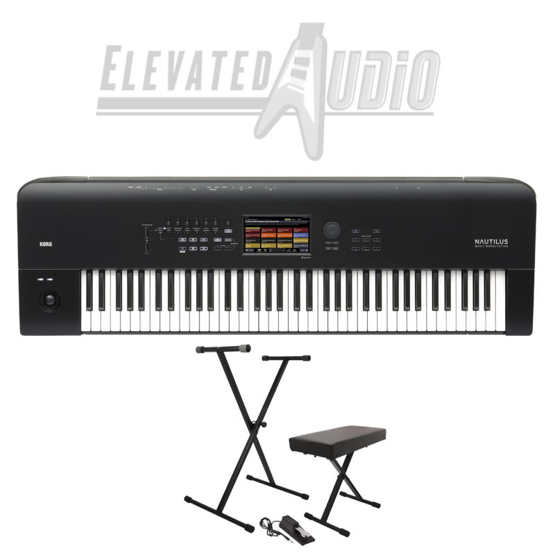 2020 - Present Korg Nautilus 73-Key Music Workstation Black - new Korg        Keyboard