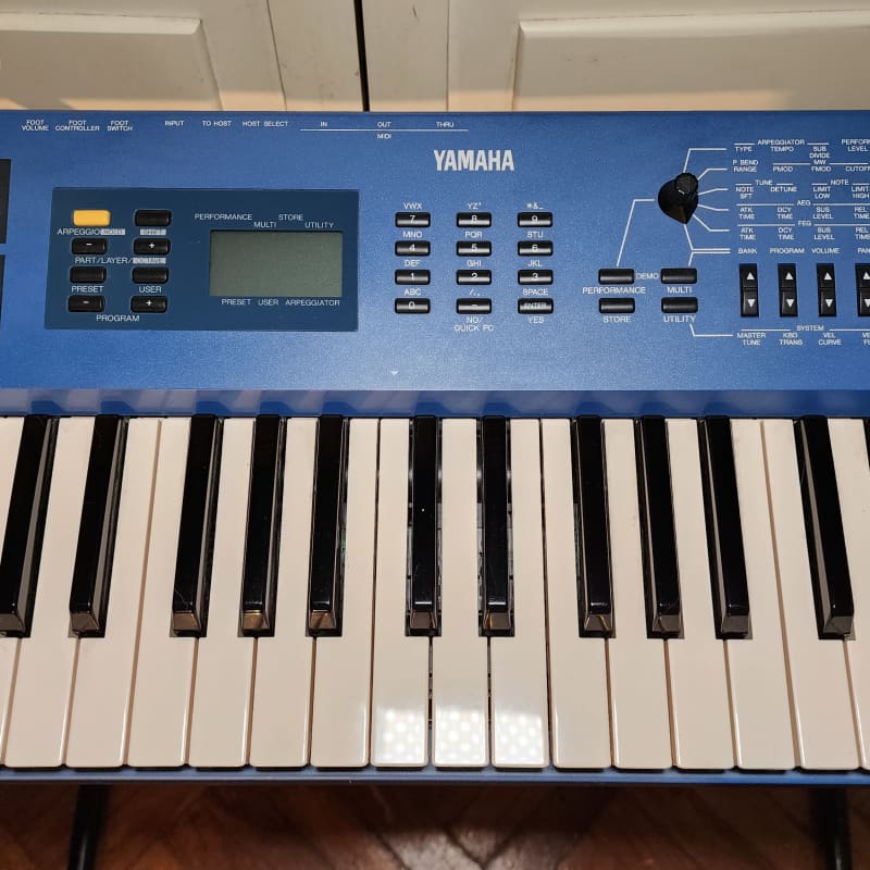 1996 Yamaha CS1x Control Synthesizer Blue - Used Yamaha  Keyboard           Synth