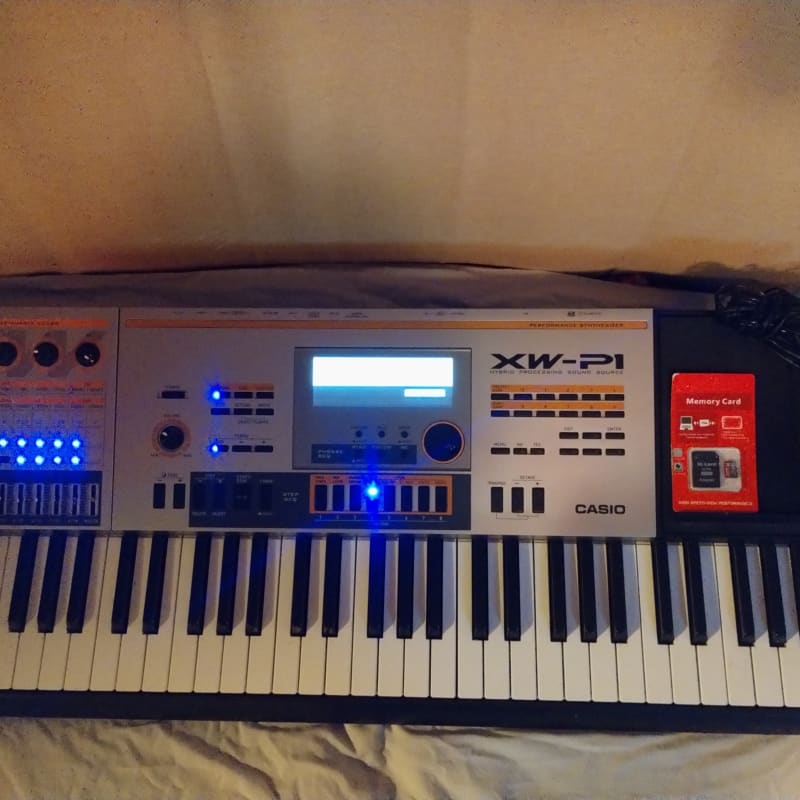 2010s Casio XW-P1 61-Key Performance Synthesizer Silver - Used Casio             Synth