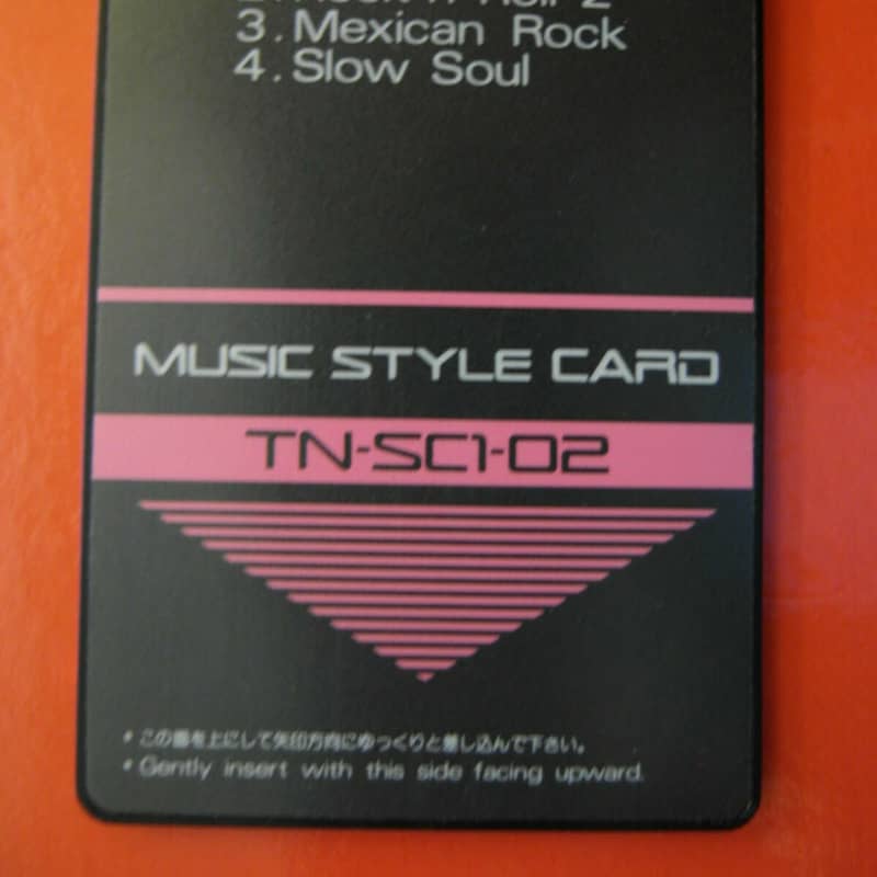 Roland TN-SC1-02 50's 60's M Town Mexican rock Style card ROM ... - used Roland       Digital Piano