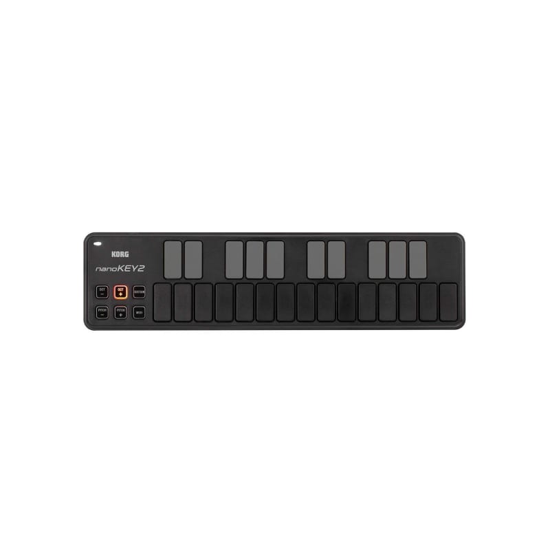 Korg Slimline USB MIDI Keyboard Controller, Black - new Korg        MIDI Controllers      Keyboard