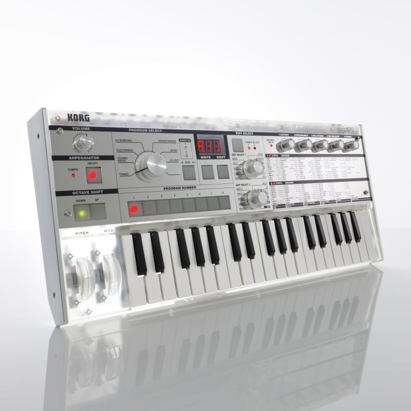 2023 Korg microKORG Crystal Semi Translucent - new Korg               Synth