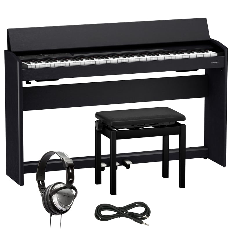 2022 Roland F701 Contemporary Black Contemporary Black - new Roland            Digital Piano