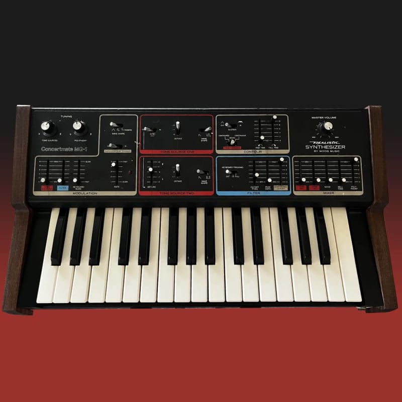 1981 Moog Realistic Concertmate MG-1 Black - Used Moog      Vintage       Synth