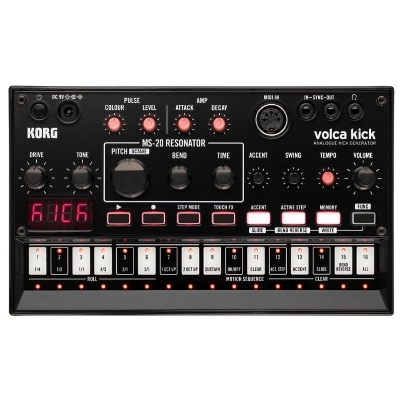 Korg Volca Kick Bass Drum Synthesizer - New Korg        Analog