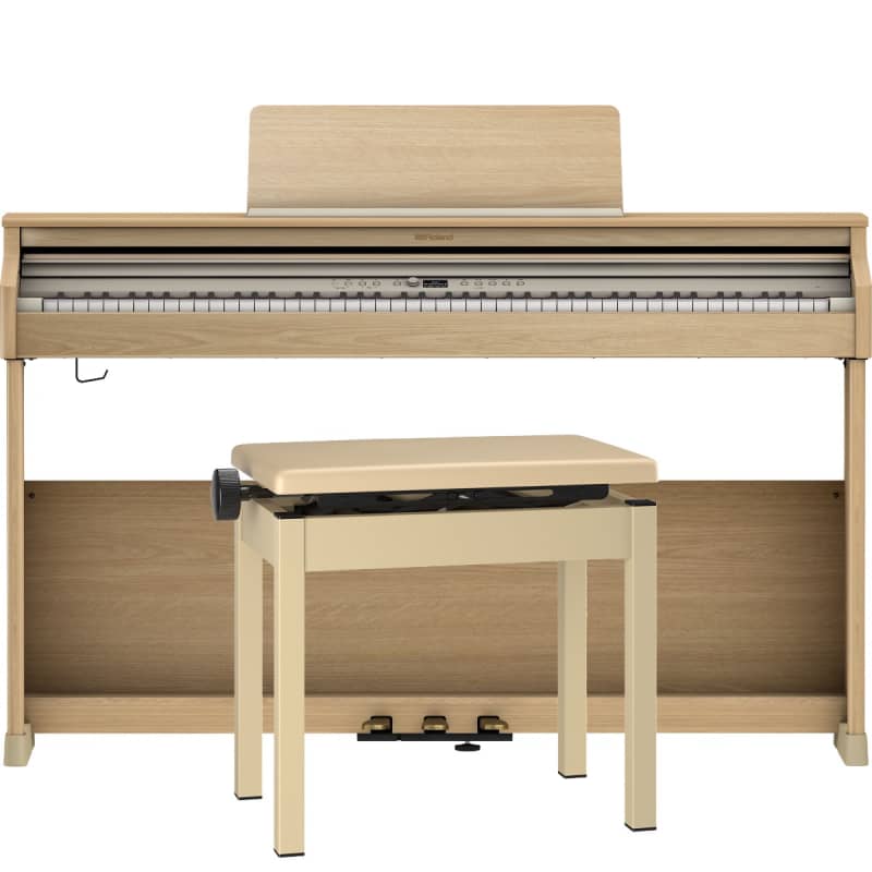 2022 Roland RP701 Light Oak Light Oak - New Roland Piano Keyboard