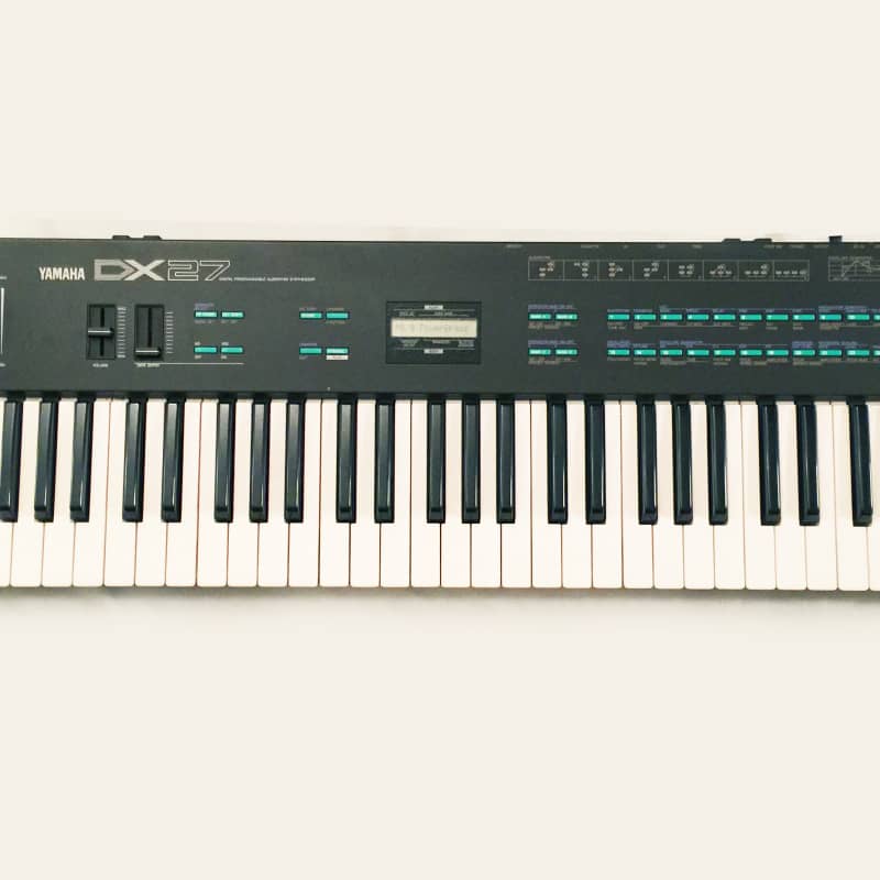 1985 Yamaha DX27 Programmable Algorithm FM Synthesizer Brown - Used Yamaha  Keyboard    Vintage       Synth