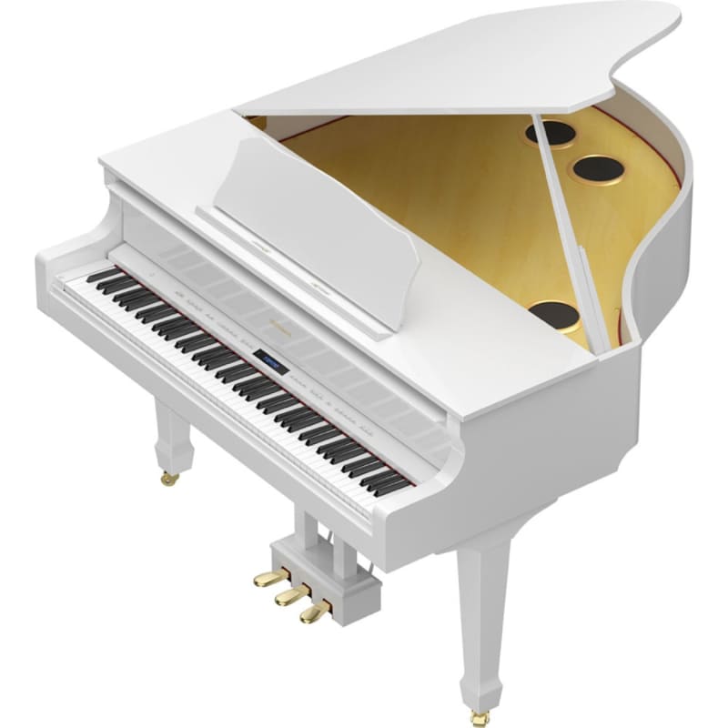 Roland GP609 Digital Grand Piano () Polished White - Used Roland Piano