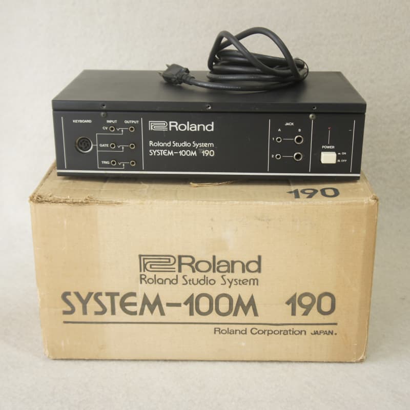 1979 - 1984 Roland System 100M Module 190 rack Gray - used Roland              Keyboard